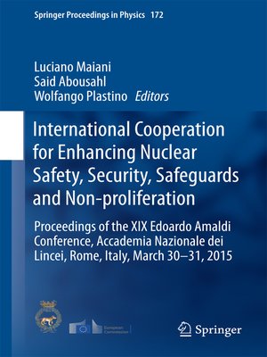 cover image of International Cooperation for Enhancing Nuclear Safety, Security, Safeguards and Non-proliferation